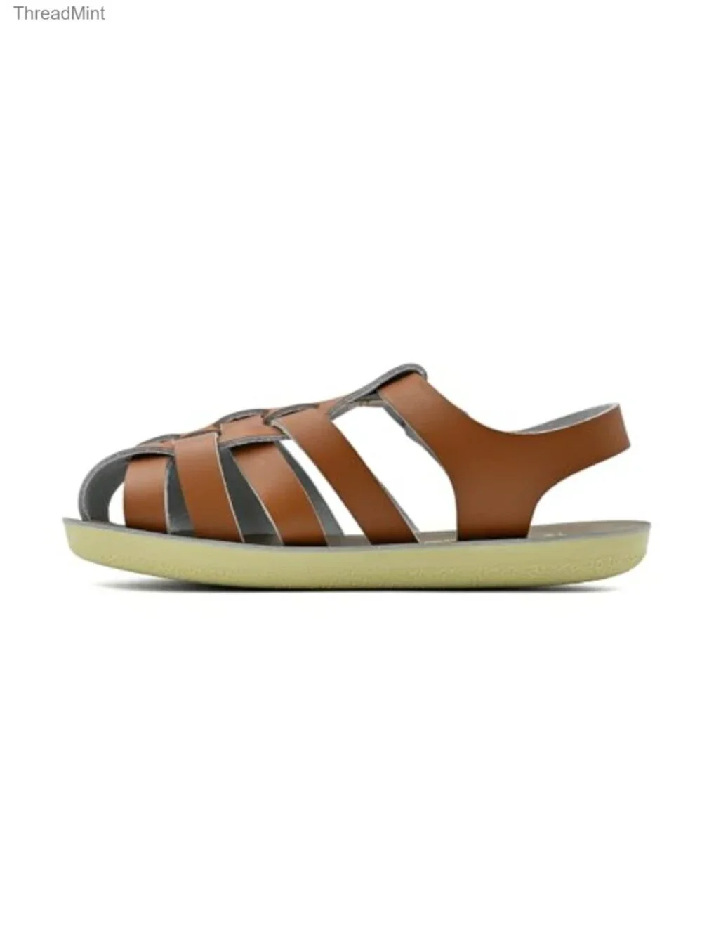 Toddler Leather Sandals Water-Friendly Buckle Closure